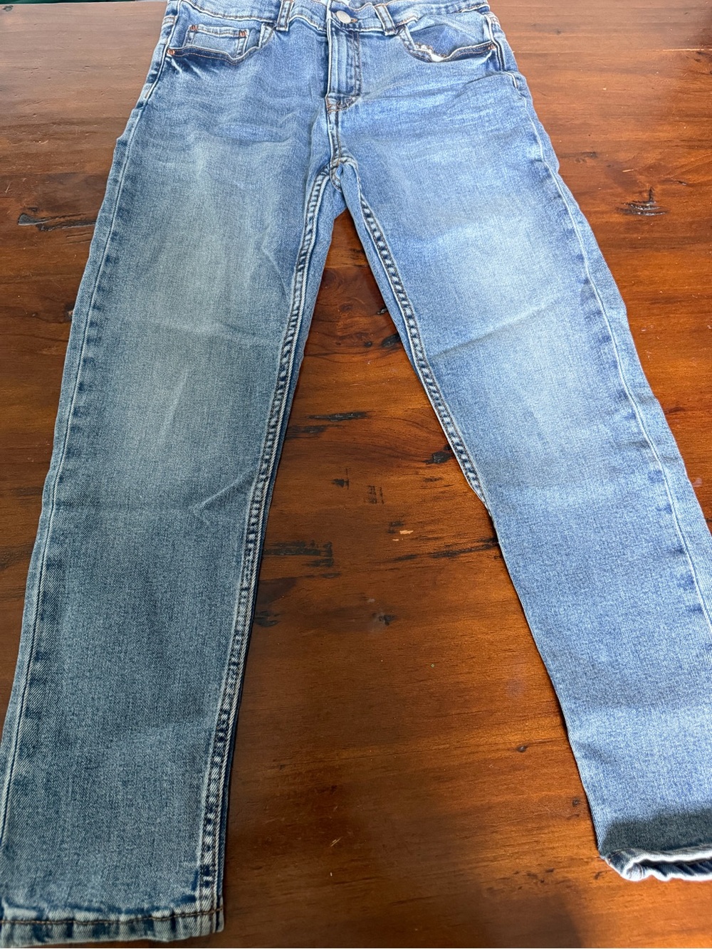 Zara Women's Light Blue Straight Leg Jeans